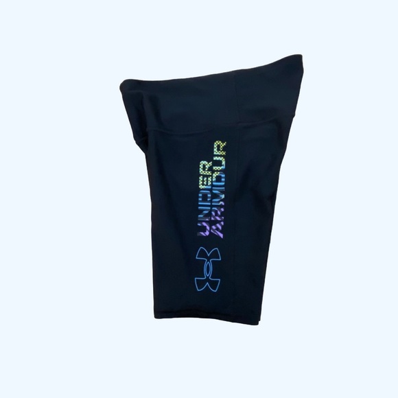 Under Armour Black Bike Shorts Compression Activewear Woman’s Small - Picture 2 of 5